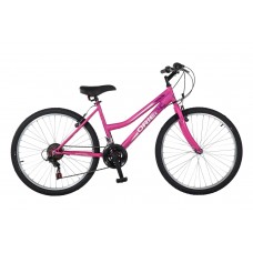 Γυναικείο ποδήλατο 24'' Excel MTB 151218 Φουξ + Shimano + ΔΩΡΑΚΙΑ