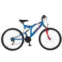 Ποδήλατο 24'' Comfort suspension 151148 Μπλε + ΔΩΡΑΚΙΑ
